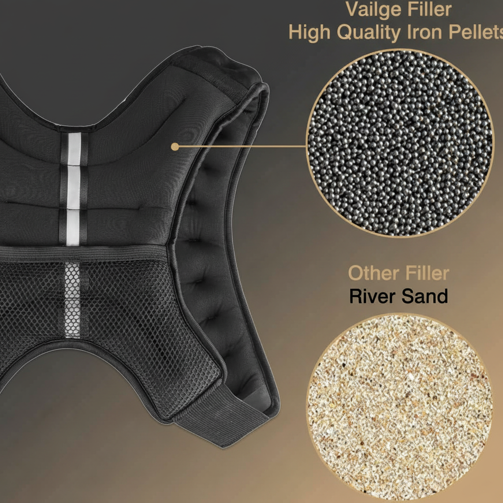 Gewichtsweste 10 kg – Trainingsweste für Krafttraining & Fitness