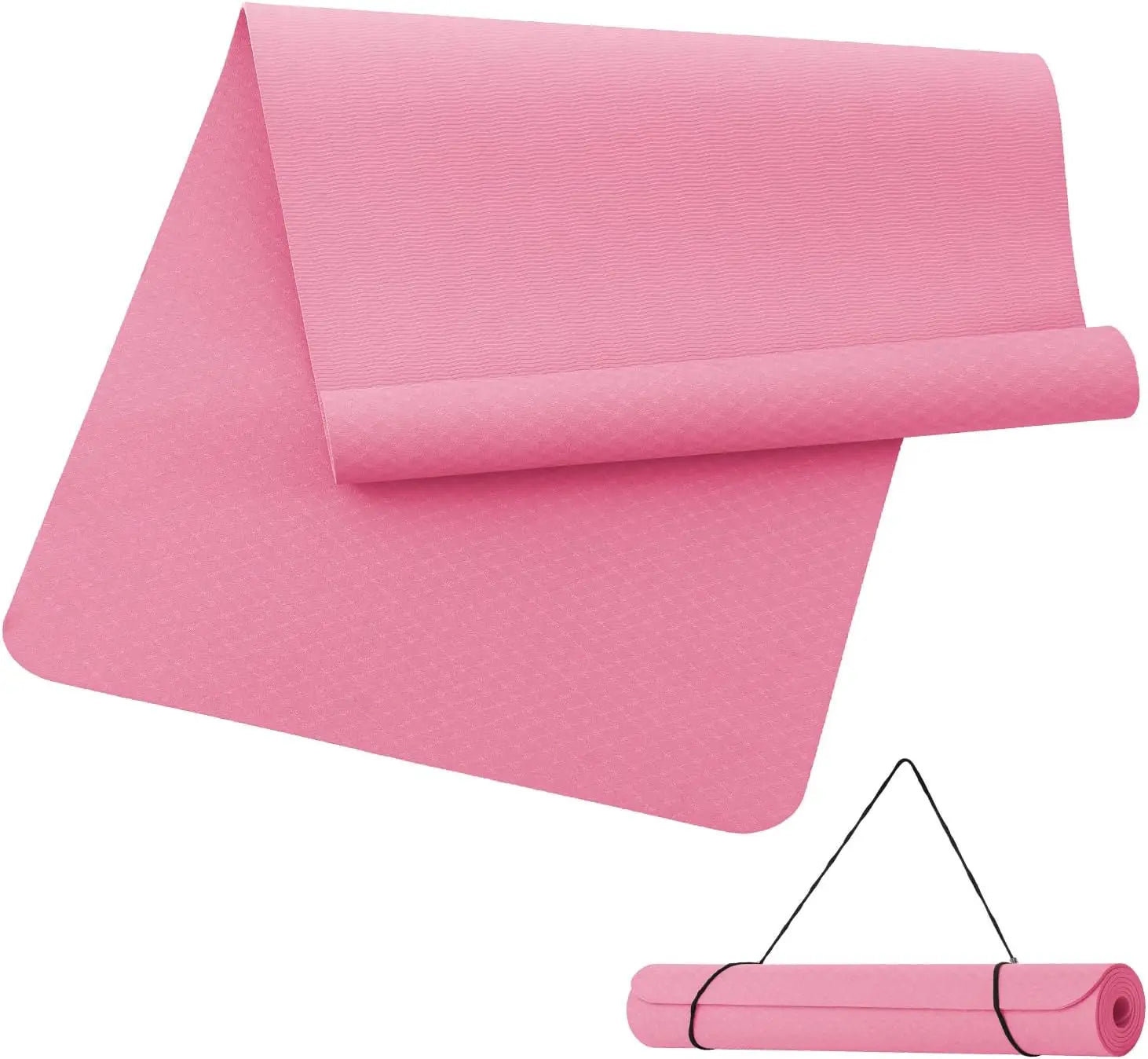 Yoga- & Fitness-Matte TPE – 80/100 cm Gym-Matte für Pilates, Training & Sport