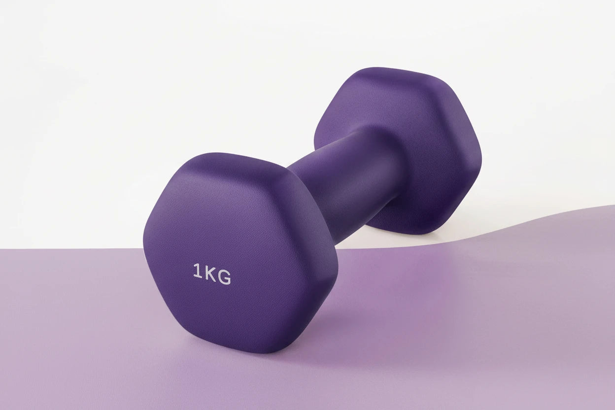 Neopren-Kurzhanteln Set 2 Stück – Hexagon Hanteln, 1–5 kg