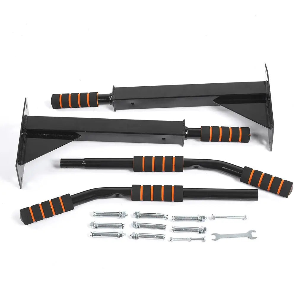 Profi Wand-Klimmzugstange mit 6 Komfort-Griffen – Massive Kraftstation für Home-Gym & Bodybuilding