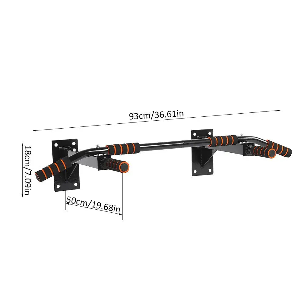 Profi Wand-Klimmzugstange mit 6 Komfort-Griffen – Massive Kraftstation für Home-Gym & Bodybuilding