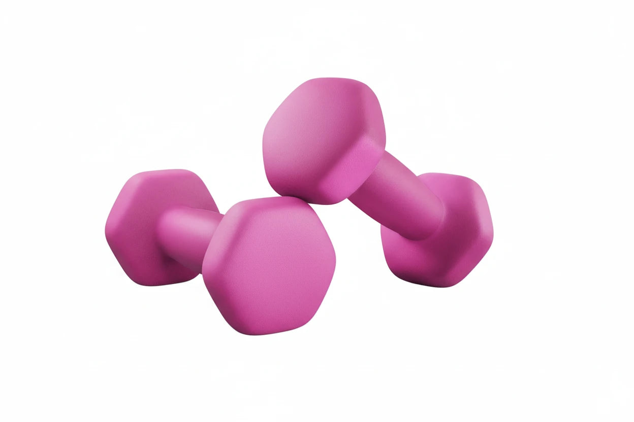 Neopren-Kurzhanteln Set 2 Stück – Hexagon Hanteln, 1–5 kg