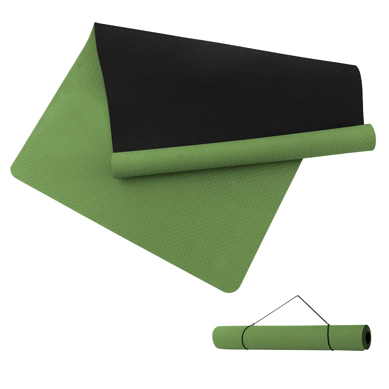 Yoga- & Fitness-Matte TPE – 80/100 cm Gym-Matte für Pilates, Training & Sport