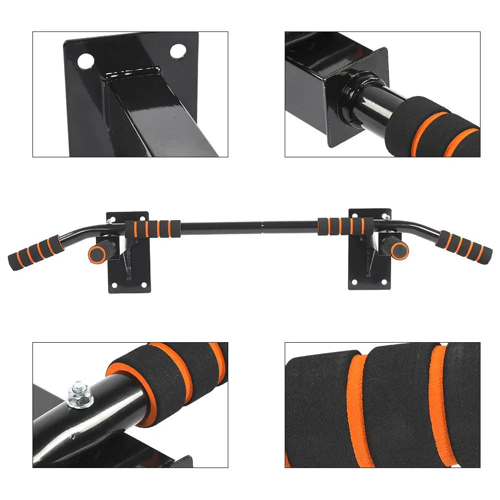 Profi Wand-Klimmzugstange mit 6 Komfort-Griffen – Massive Kraftstation für Home-Gym & Bodybuilding