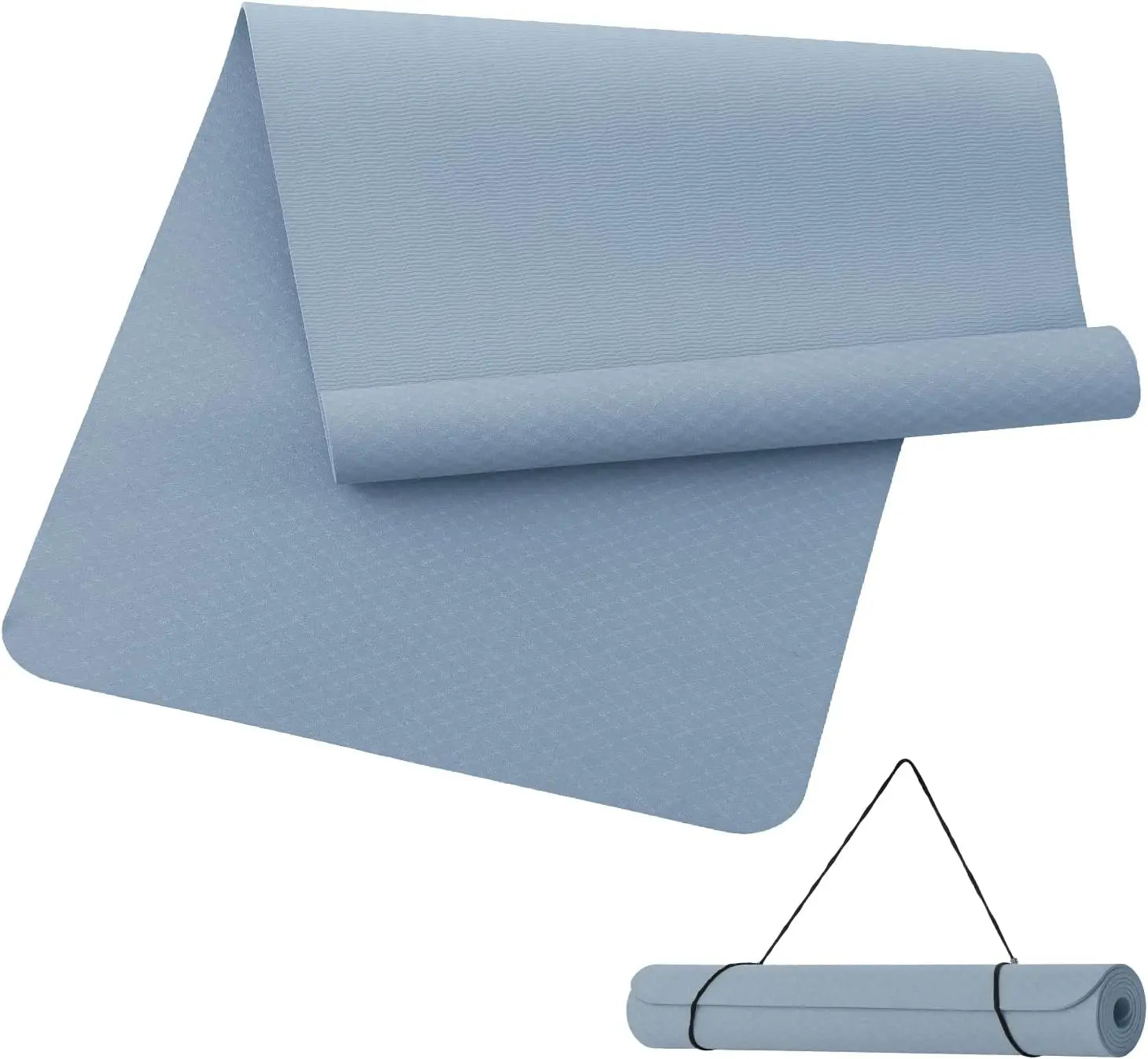 Yoga- & Fitness-Matte TPE – 80/100 cm Gym-Matte für Pilates, Training & Sport