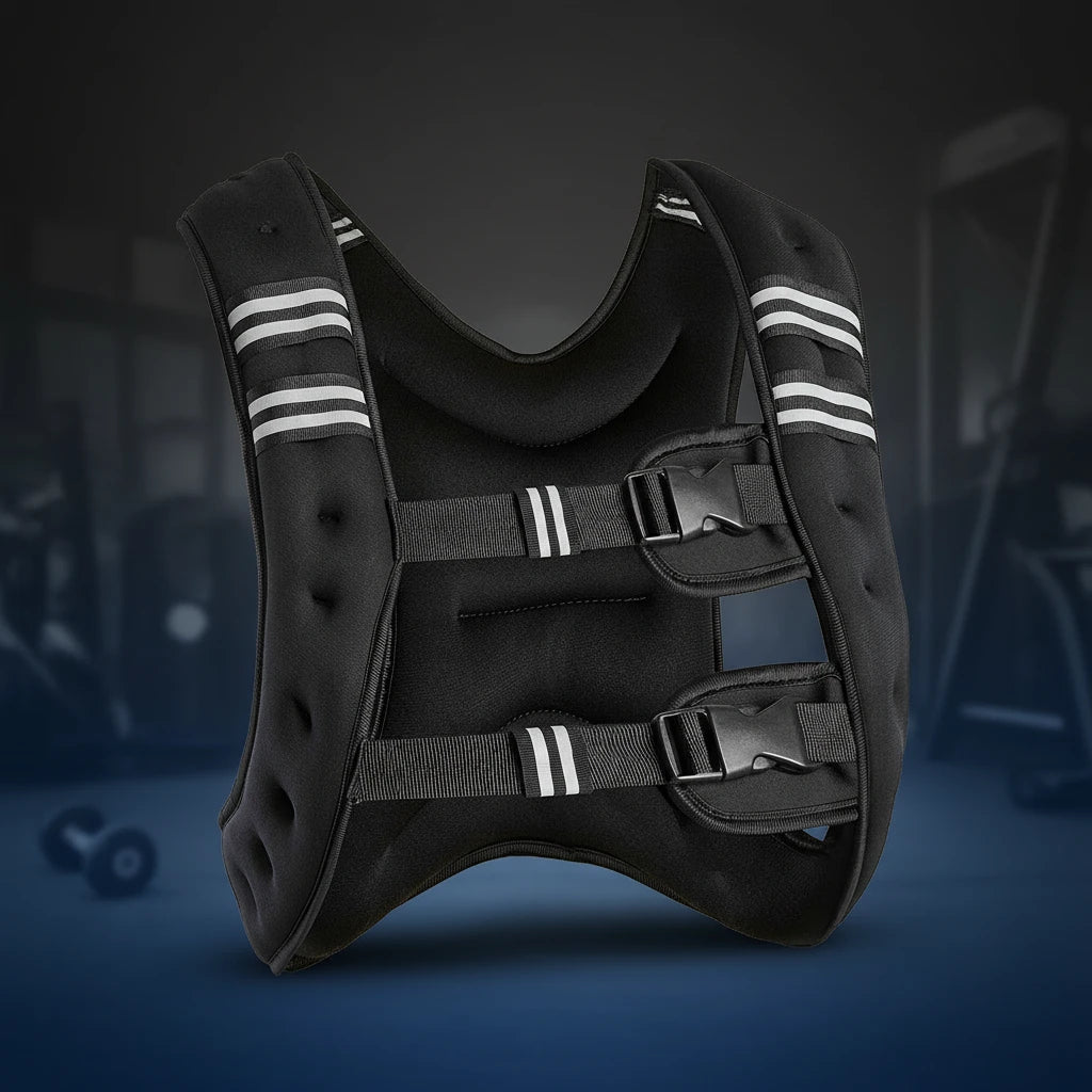 Gewichtsweste 10 kg – Trainingsweste für Krafttraining & Fitness