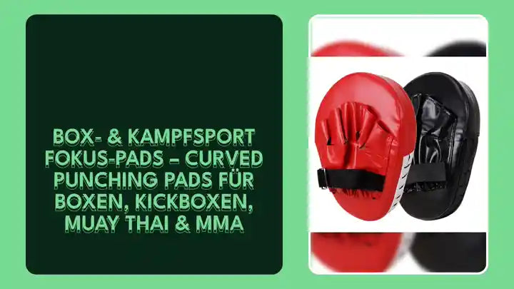 Box‑ &amp; Kampfsport Fokus‑Pads &ndash; Curved Punching Pads f&uuml;r Boxen, Kickboxen, Muay Thai &amp; MMA by@Outfy